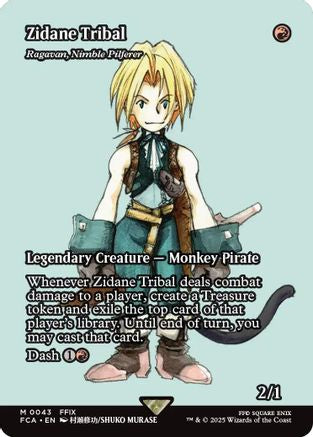Zidane Tribal - Ragavan, Nimble Pilferer (Showcase) (043) [FINAL FANTASY: Through the Ages]