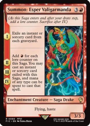 Summon: Esper Valigarmanda (060) [Commander: FINAL FANTASY]