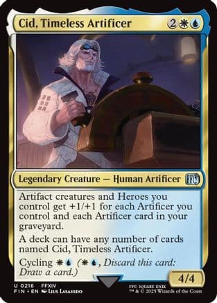 Cid, Timeless Artificer (0216) (216) [FINAL FANTASY]  Foil