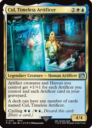 Cid, Timeless Artificer (0411) (411) [FINAL FANTASY]  Foil