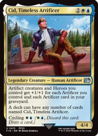 Cid, Timeless Artificer (0412) (412) [FINAL FANTASY]  Foil