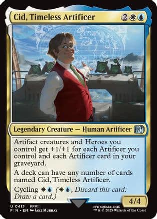 Cid, Timeless Artificer (0413) (413) [FINAL FANTASY]  Foil
