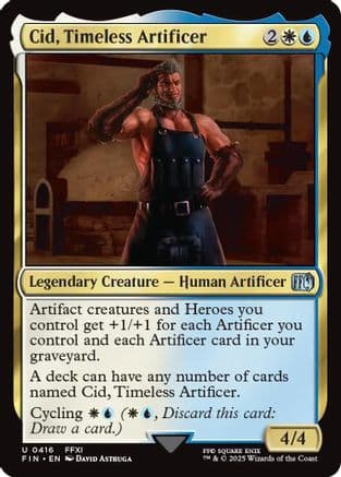 Cid, Timeless Artificer (0416) (416) [FINAL FANTASY]  Foil