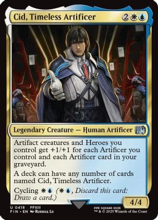 Cid, Timeless Artificer (0418) (418) [FINAL FANTASY]  Foil