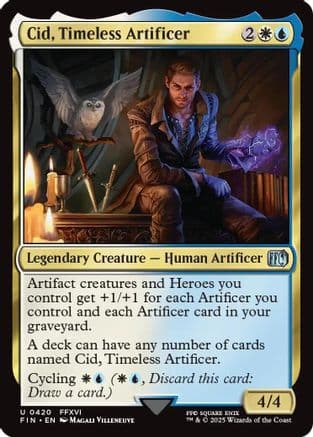 Cid, Timeless Artificer (0420) (420) [FINAL FANTASY]  Foil