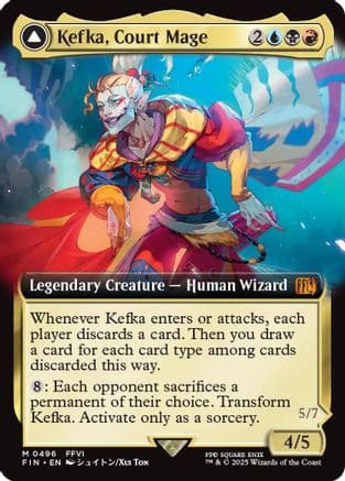 Kefka, Court Magem (Extended Art) (496) [FINAL FANTASY]  Foil