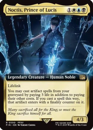 Noctis, Prince of Lucis (Extended Art) (500) [FINAL FANTASY]  Foil