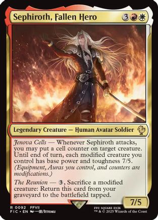 Sephiroth, Fallen Hero (092) [Commander: FINAL FANTASY]