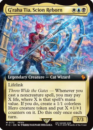 G'raha Tia, Scion Reborn (Extended Art) (172) [Commander: FINAL FANTASY]
