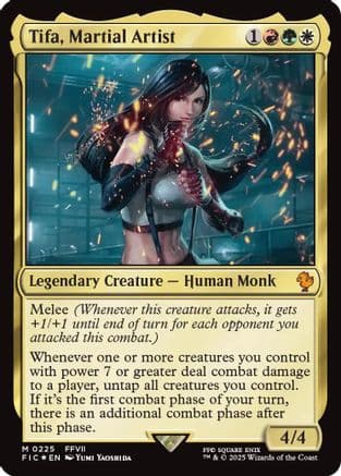 Tifa, Martial Artist (Surge Foil) |  Foil (225) [Commander: FINAL FANTASY]