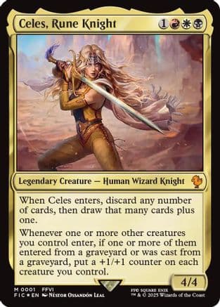 Celes, Rune Knight (001) [Commander: FINAL FANTASY]