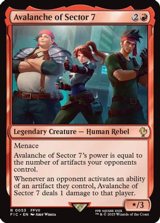 Avalanche of Sector 7 (053) [Commander: FINAL FANTASY]