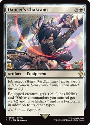 Dancer's Chakrams (017) [Commander: FINAL FANTASY]
