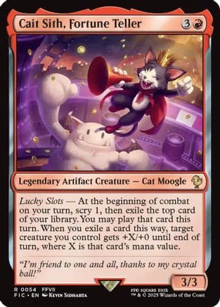 Cait Sith, Fortune Teller (054) [Commander: FINAL FANTASY]