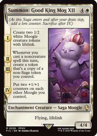 Summon: Good King Mog XII (026) [Commander: FINAL FANTASY]