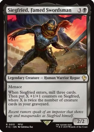 Siegfried, Famed Swordsman (051) [Commander: FINAL FANTASY]