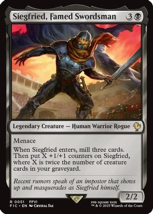 Siegfried, Famed Swordsman (051) [Commander: FINAL FANTASY]