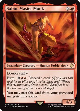 Sabin, Master Monk (057) [Commander: FINAL FANTASY]