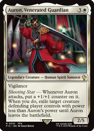 Auron, Venerated Guardian (010) [Commander: FINAL FANTASY]