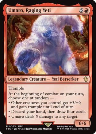 Umaro, Raging Yeti (063) [Commander: FINAL FANTASY]