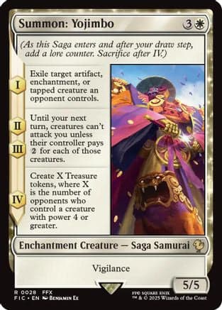 Summon: Yojimbo (028) [Commander: FINAL FANTASY]