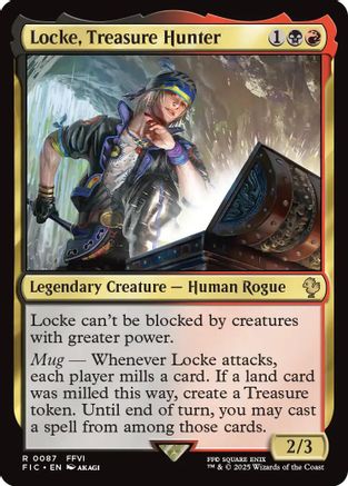 Locke, Treasure Hunter (087) [Commander: FINAL FANTASY]
