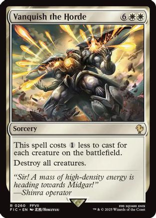 Vanquish the Horde (260) [Commander: FINAL FANTASY]
