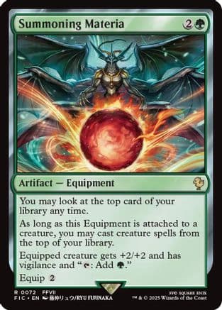 Summoning Materia (072) [Commander: FINAL FANTASY]