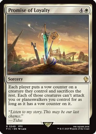 Promise of Loyalty (249) [Commander: FINAL FANTASY]