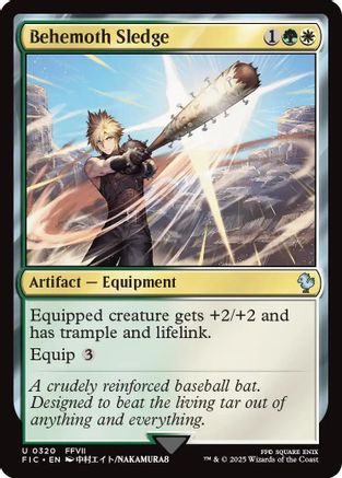 Behemoth Sledge (320) [Commander: FINAL FANTASY]