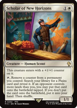 Scholar of New Horizons (252) [Commander: FINAL FANTASY]