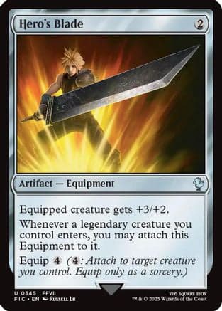 Hero's Blade (345) [Commander: FINAL FANTASY]