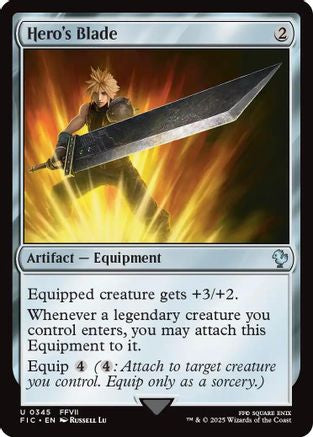 Hero's Blade (345) [Commander: FINAL FANTASY]
