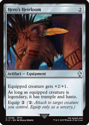 Hero's Heirloom (346) [Commander: FINAL FANTASY]