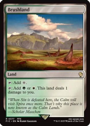 Brushland (377) [Commander: FINAL FANTASY]