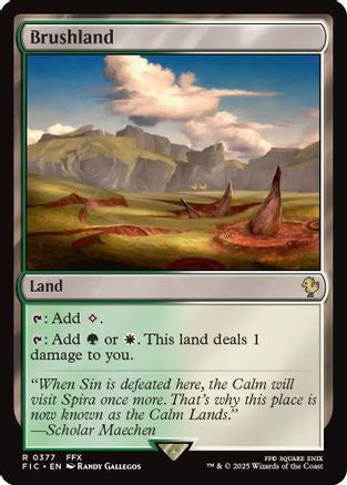 Brushland (377) [Commander: FINAL FANTASY]