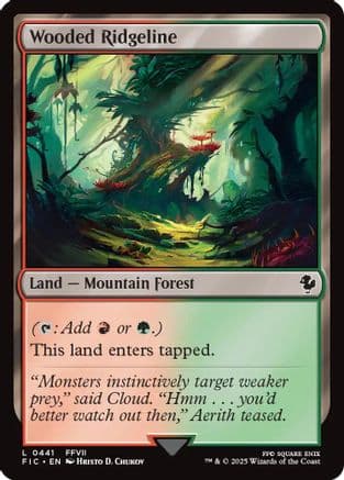 Wooded Ridgeline (441) [Commander: FINAL FANTASY]