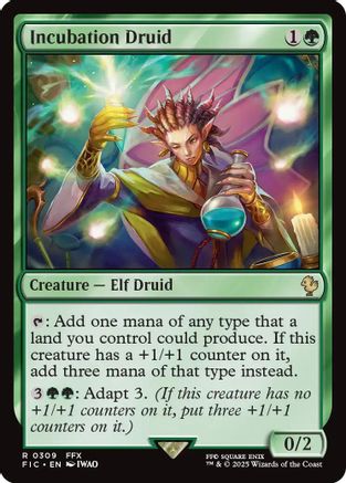 Incubation Druid (309) [Commander: FINAL FANTASY]