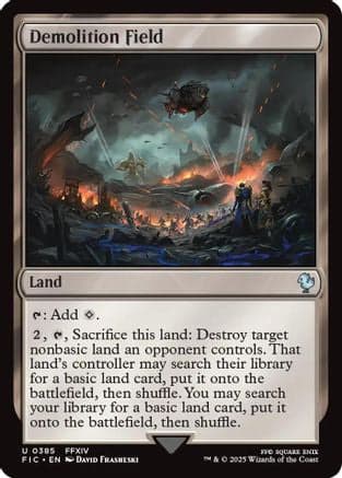 Demolition Field (385) [Commander: FINAL FANTASY]