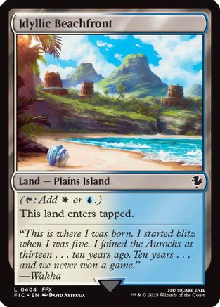 Idyllic Beachfront (404) [Commander: FINAL FANTASY]
