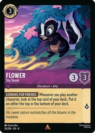 Flower - Shy Skunk | Cold Foil (76/204) [Reign of Jafar]