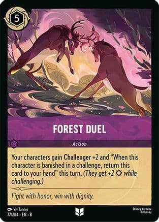 Forest Duel | Cold Foil (77/204) [Reign of Jafar]