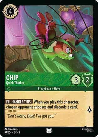 Chip - Quick Thinker |  (97/204) [Reign of Jafar]