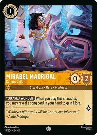 Mirabel Madrigal - Curious Child | Cold Foil (10/204) [Reign of Jafar]