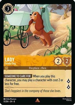 Lady - Family Dog | Cold Foil (11/204) [Reign of Jafar]