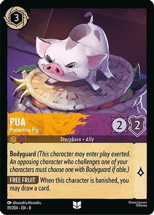 Pua - Protective Pig | Cold Foil (19/204) [Reign of Jafar]