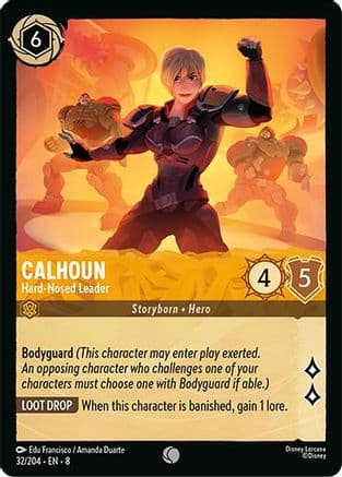 Calhoun - Hard-Nosed Leader | Cold Foil (32/204) [Reign of Jafar]