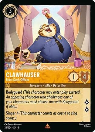Clawhauser - Front Desk Officer | Cold Foil (35/204) [Reign of Jafar]