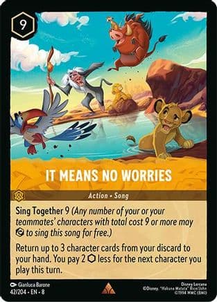 It Means No Worries | Cold Foil (42/204) [Reign of Jafar]