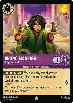 Bruno Madrigal - Single-Minded | Cold Foil (51/204) [Reign of Jafar]